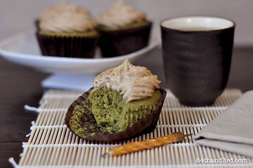 Matcha Green Tea Cupcakes – or Maccha. As you were.