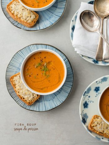 Fish Soup with Gruyere Croutons